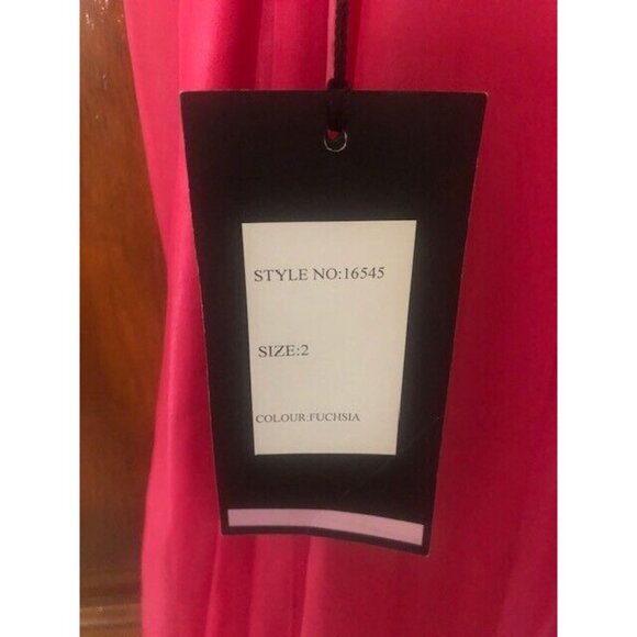 La Femme Beautiful Fuchsia, Prom, Formal Dance Gown Sz 2  $35 - Picture 6 of 9